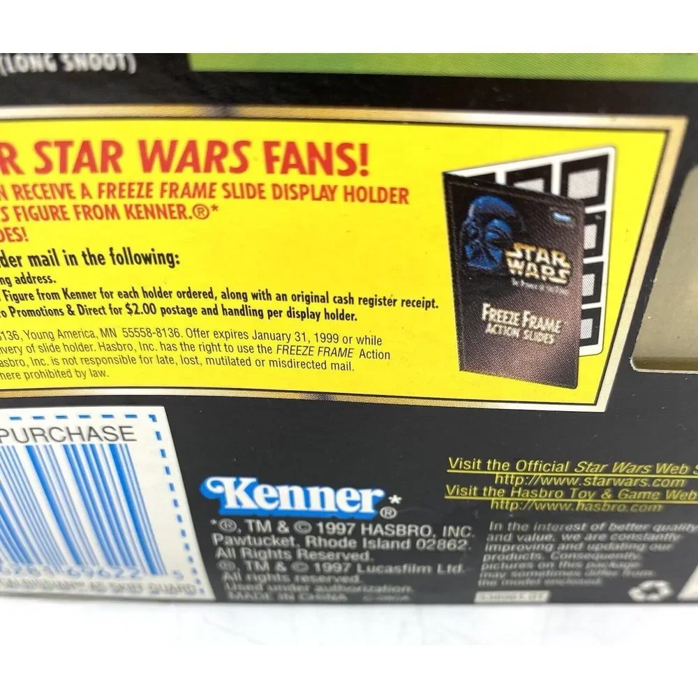 Vtg Sealed Star Wars Power of Force Freeze Frame Lando Calrissian as Skiff Guard